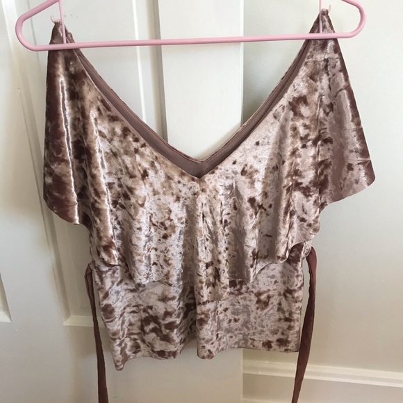 Zara Velveteen Top - Picture 2 of 7